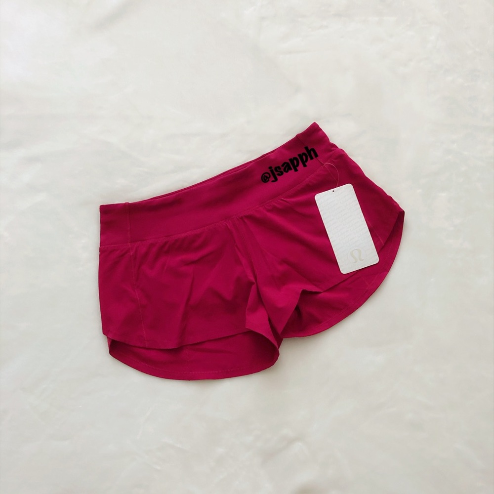 ($100) Lululemon Speed Up Short 2.5” - SCAR